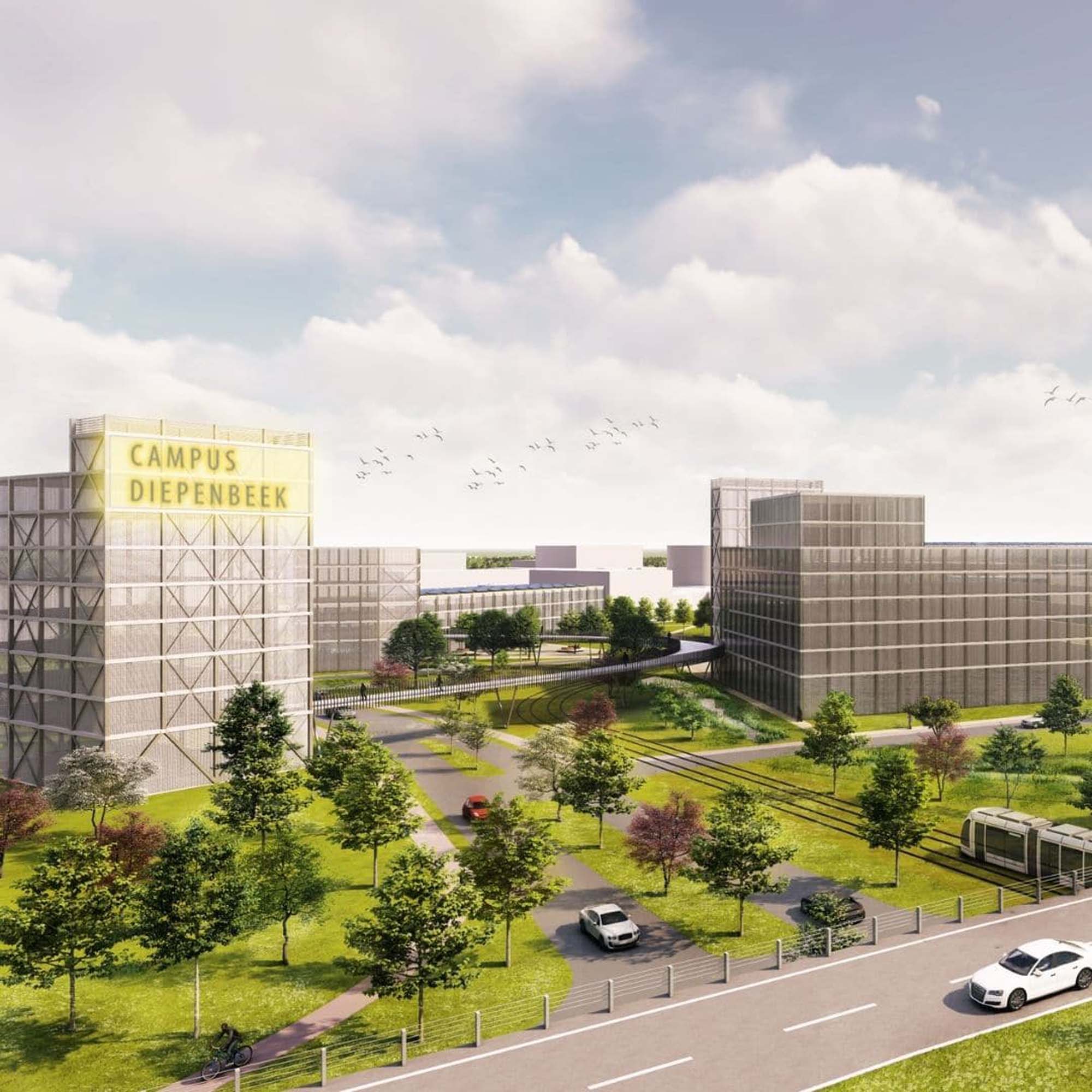 Ambitieus masterplan Campus Diepenbeek creëert campus voor alle Limburgers