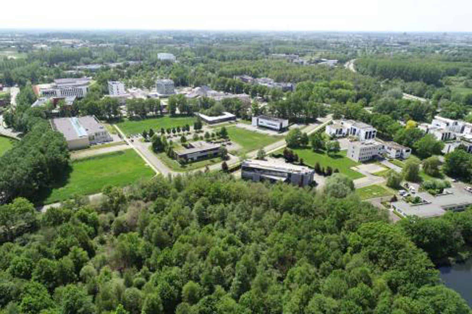 POM Limburg deploys drones for topographical measurement Campus Diepenbeek