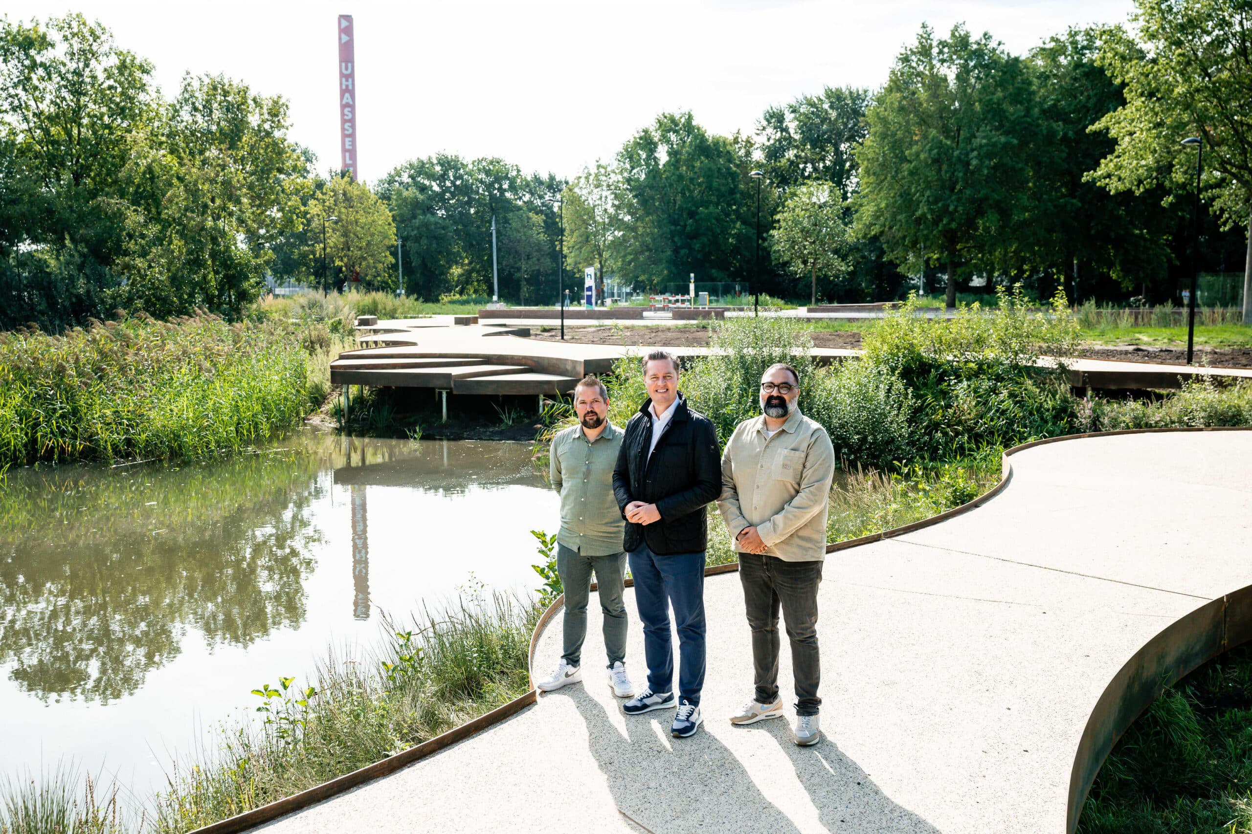 Tweede wandelpad op Limburg DC verbindt Bouwcampus met halteplein UHasselt
